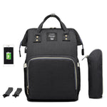 LEQUEEN Waterproof Diaper Backpack – Spacious Baby Changing Bag for Moms & Dads