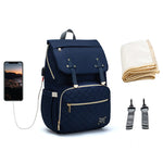 LEQUEEN Waterproof Diaper Backpack – Spacious Baby Changing Bag for Moms & Dads