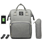 LEQUEEN Waterproof Diaper Backpack – Spacious Baby Changing Bag for Moms & Dads