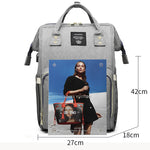 LEQUEEN Waterproof Diaper Backpack – Spacious Baby Changing Bag for Moms & Dads