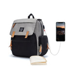 LEQUEEN Waterproof Diaper Backpack – Spacious Baby Changing Bag for Moms & Dads