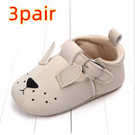 oddler Shoes – Cartoon Animal Soft Leather Baby Shoes Non-Slip Soft Sole for Spring & Autumn
